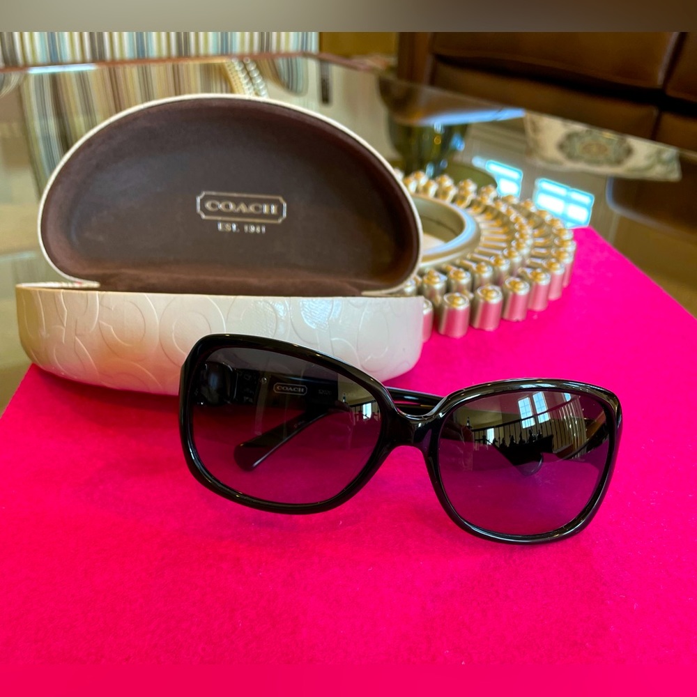 NWOT Coach Sunglasses & Case S2020 High Visibility Lenses New Unused Ladies - Picture 2 of 11